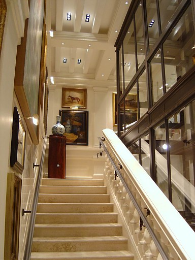 Luxury Carrara Marble Stairs